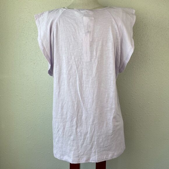 NWT Sanctuary Pastel Purple Sleeveless V-Neck Top Size L - Picture 4 of 6